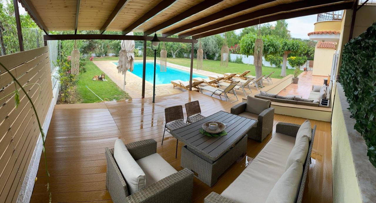 Relaxing Villa With Swimming Pool And Garden Agios Georgios  المظهر الخارجي الصورة