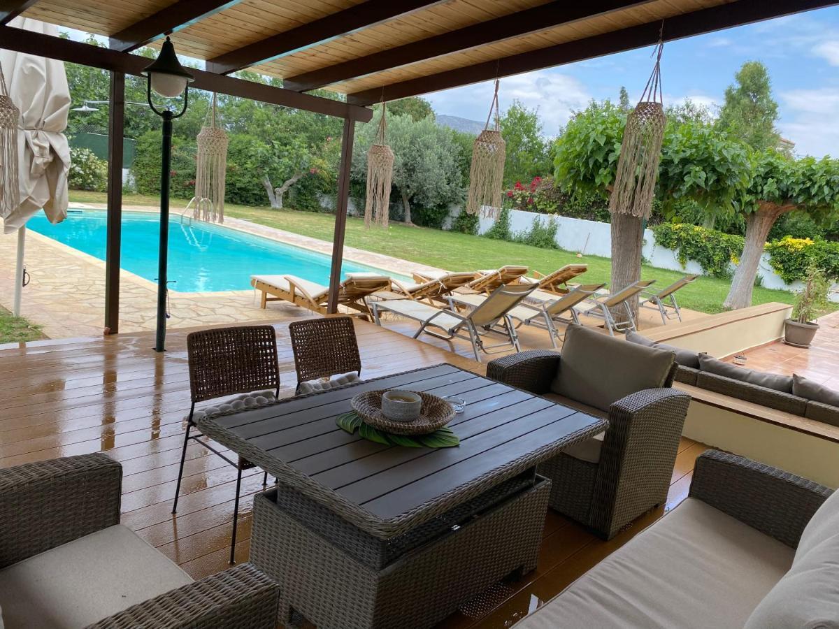 Relaxing Villa With Swimming Pool And Garden Agios Georgios  المظهر الخارجي الصورة